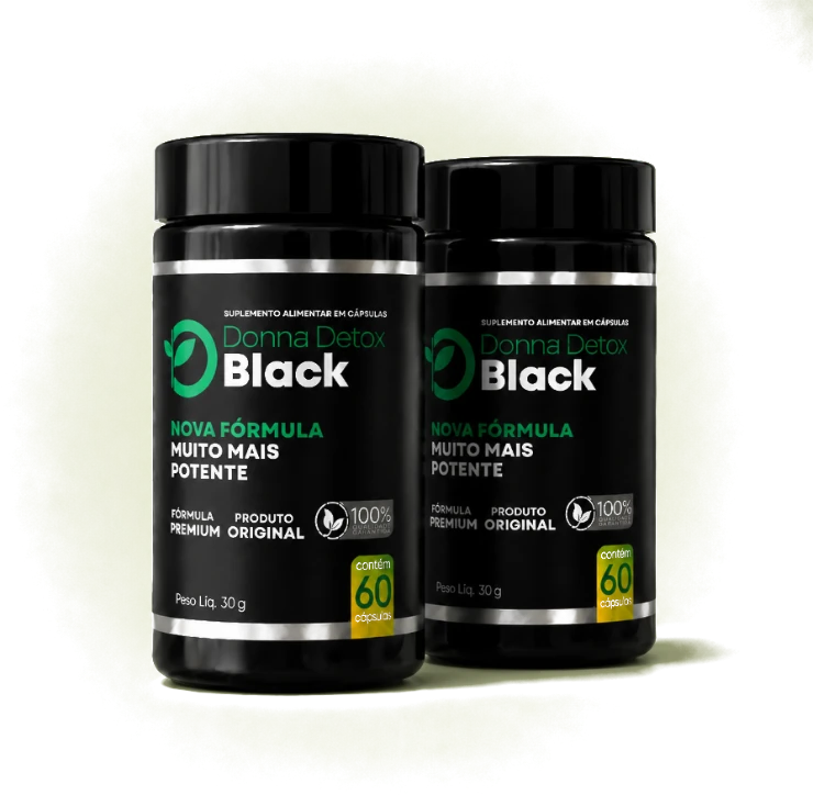 2 potes Donna Black